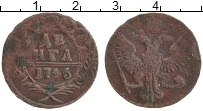 Продать Монеты 1741 – 1761 Елизавета Петровна 1 деньга 1757 Медь