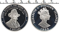 Продать Монеты Острова Питкэрн 5 долларов 1999 Серебро