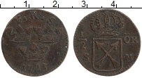Продать Монеты Швеция 1/2 эре 1720 Медь