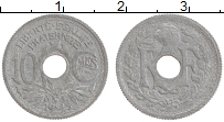 Продать Монеты Франция 10 сентим 1943 Цинк