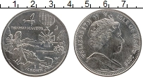 Продать Монеты Остров Мэн 1 крона 2004 Медно-никель