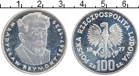 Продать Монеты Польша 100 злотых 1977 Серебро