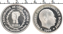Продать Монеты Кот-д`Ивуар 10 франков 1966 Серебро