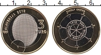 Продать Монеты Словения 3 евро 2012 Биметалл