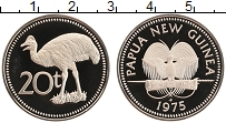 Продать Монеты Папуа-Новая Гвинея 20 тоа 1975 Серебро