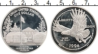 Продать Монеты США 1 доллар 1994 Серебро