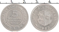 Продать Монеты Шлезвиг-Гольштейн 5 марок 1923 Алюминий