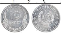 Продать Монеты Албания 10 киндарка 1969 Алюминий