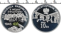 Продать Монеты Польша 10 злотых 2005 Серебро