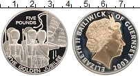Продать Монеты Гернси 5 фунтов 2003 Серебро
