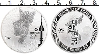 Продать Монеты Южная Корея 1 унция 2020 Серебро