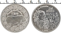 Продать Монеты Франция 1/4 евро 2007 Серебро