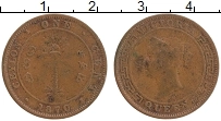 Продать Монеты Цейлон 1 цент 1870 Медь