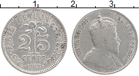 Продать Монеты Цейлон 25 центов 1903 Серебро