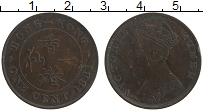 Продать Монеты Гонконг 1 цент 1876 Медь