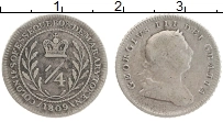 Продать Монеты Эссекуибо и Демерара 1/4 гуильдера 1816 Серебро