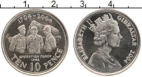 Продать Монеты Гибралтар 10 пенсов 2004 Медно-никель