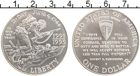 Продать Монеты США 1 доллар 1993 Серебро