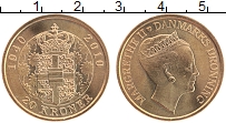 Продать Монеты Дания 20 крон 2010 Латунь