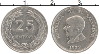 Продать Монеты Сальвадор 25 сентаво 1986 Медно-никель