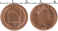 Продать Монеты Остров Мэн 1 пенни 1998 Медь