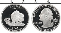 Продать Монеты США 1/4 доллара 2005 Серебро
