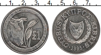 Продать Монеты Кипр 1 фунт 1995 Медно-никель