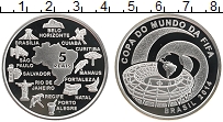 Продать Монеты Бразилия 5 реалов 2014 Серебро
