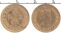 Продать Монеты Гонконг 5 центов 1963 Латунь