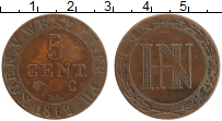 Продать Монеты Вестфалия 5 сантим 1809 Медь