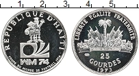 Продать Монеты Гаити 25 гурдес 1973 Серебро