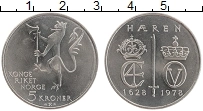 Продать Монеты Норвегия 5 крон 1978 Медно-никель