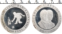 Продать Монеты Испания 2000 песет 1991 Серебро