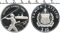 Продать Монеты Самоа 10 долларов 1991 Серебро