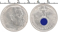 Продать Монеты Третий Рейх 5 марок 1938 Серебро