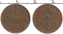 Продать Монеты Данциг 1 пфенниг 1937 Бронза