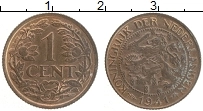 Продать Монеты Нидерланды 1 цент 1941 Медь