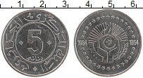Продать Монеты Алжир 5 динар 1984 Никель