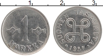 Продать Монеты Финляндия 1 марка 1960 Сталь покрытая никелем