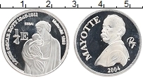 Продать Монеты Майотта 1/4 евро 2004 Серебро