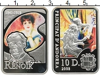 Продать Монеты Андорра 10 динерс 2008 Серебро
