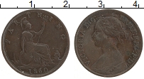 Продать Монеты Великобритания 1 фартинг 1854 Медь