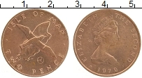 Продать Монеты Остров Мэн 2 пенса 1980 Бронза