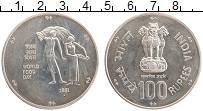 Продать Монеты Индия 100 рупий 1981 Серебро
