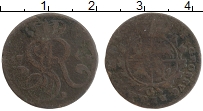 Продать Монеты Польша 1 грош 1766 Медь