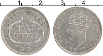 Продать Монеты Сейшелы 1/2 рупии 1939 Серебро