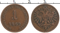 Продать Монеты Ломбардия 1 чентезимо 1862 Медь
