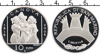 Продать Монеты Сан-Марино 10 евро 2006 Серебро