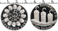 Продать Монеты Сан-Марино 5 евро 2002 Серебро