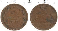 Продать Монеты Литва 2 сенти 1936 Бронза